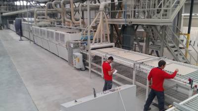 Imagen de archivo de la industria cerámica de Castellón.