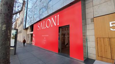 Saloni prepara la apertura de su tienda en la ‘milla de oro’ de Madrid