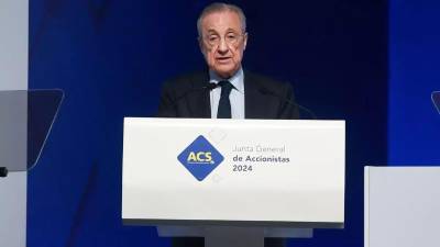 El presidente de ACS, Florentino Pérez.