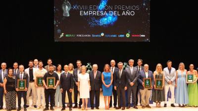 Parte de los ganadores en la última edición de la convocatoria de Mediterráneo.