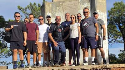 $!La marcha senderista hasta el Bartolo, en el Desierto de las Palmas.