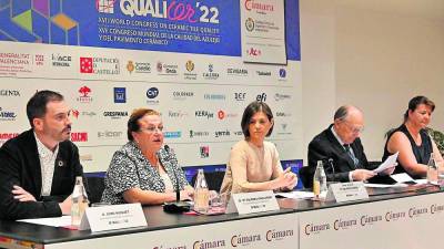 Imagen de la presentación de Qualicer 2022 celebrada este lunes en Castelló.