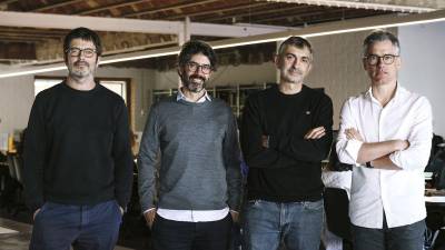 $!David Lorente, Josep Ricart, Xavier Ros y Roger Tudó, de Harquitectes.
