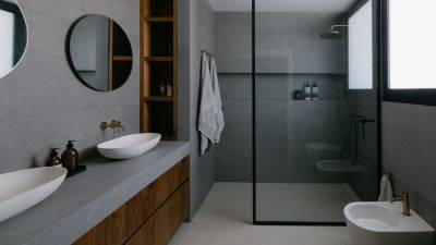 $!Baño de la suite.