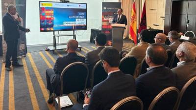La presentación ante el tejido empresarial marroquí.