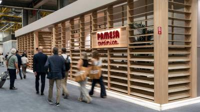 El estand de Pamesa en Cersaie 2025.