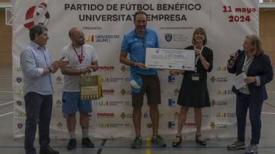 $!La Fundación Universitat Jaume I-Empresa entrega la recaudación a la Cátedra de Actividad Física y Oncología Fundación José Soriano Ramos.