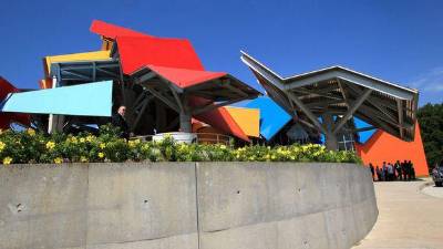 $!Vista general del museo mundial de biodiversidad, el primero también firmado en América Latina por el arquitecto Frank Gehry.