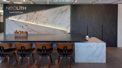 $!Neolith muestra en SICAM las amplias posibilidades de aplicación de sus superficies