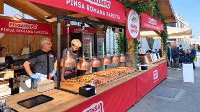 $!Otra de las zonas gastronómicas de la feria de Bolonia.