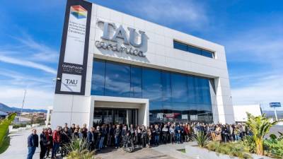 Imagen de archivo de las instalaciones de TAU durante la última edición de Cerámica Experience, organizada por Pamesa Grupo Empresarial en sus diferentes instalaciones.