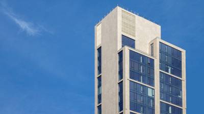 Revestimiento de fachada Neolith en 570 Broome, Nueva York.
