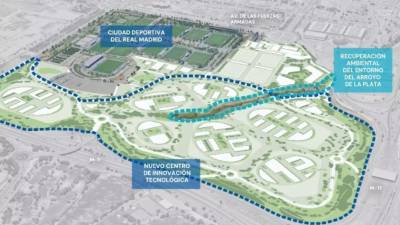 $!Infografía del Ayuntamiento de Madrid de la futura ciudad deportiva del Real Madrid / Ayuntamiento de Madrid