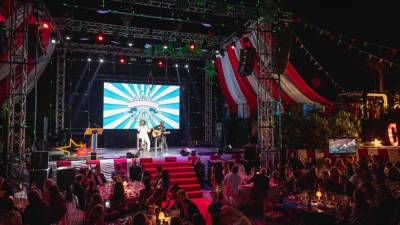 $!Diego Torres durante su actuación en la Gala Starlite Porcelanosa 2022. Fotografía: @pepebotellaphoto