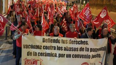 La reciente movilización de UGT en Castelló.