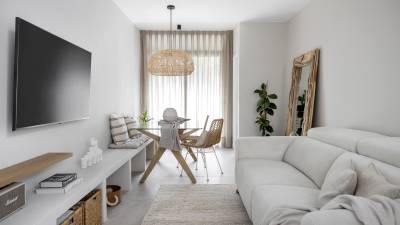 $!Interiorismo | Un piso de 65 m² con tres dormitorios y vestidor, por Brákara Studio