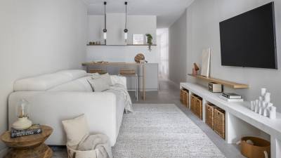 $!Interiorismo | Un piso de 65 m² con tres dormitorios y vestidor, por Brákara Studio