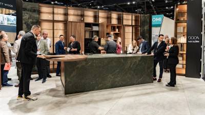 Detalle del espacio de Neolith en KBIS.