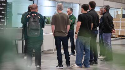 $!Profesionales de distintos sectores durante las jornadas de robótica móvil organizadas por Orbel Ingeniería.
