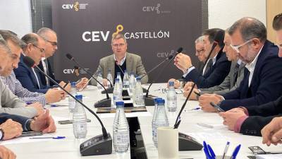 Luis M. Martí, presidente de CEV Castellón en la junta directiva de la entidad.