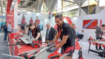 El estand de Rubi en Cersaie 2022.