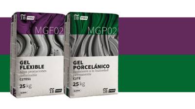 El nuevo diseño de los sacos de cemento cola que ya incluye el restyling de IB Pro.