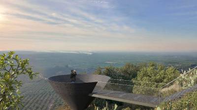 Render del futuro mirado panorámico.