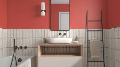 Ambiente con recubrimientos de Mayolica Azulejos.