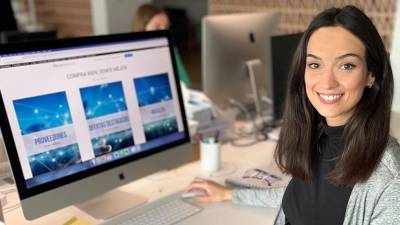 Andrea Caballer, especialista web de Grupo Ibricks.