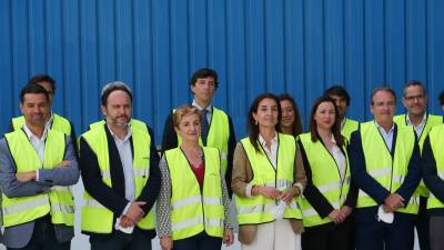 $!La visita institucional a las instalaciones de Esmalglass en la provincia de Castellón.