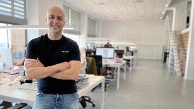 Francisco Portalés, CEO de Grupo Ibricks, en la sede de la compañía en València.