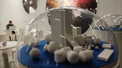 $!Detalle del estand de Xieta en Cersaie 2024.