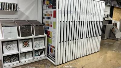$!VÍDEO | Azulejos Moncayo estima en más de 500.000 euros las pérdidas tras las inundaciones de Cuarte de Huerva