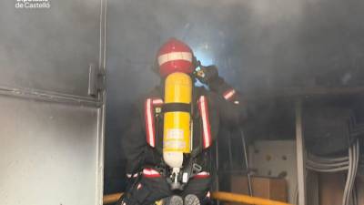 $!Imagen del incendio.