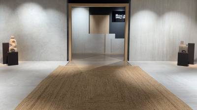 El showroom de Roca Tiles ha sido renovado para acoger el evento centrado en el diseño cerámico.