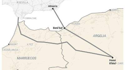 $!El Gobierno español escenifica en Argelia el compromiso para que no falte el suministro de gas