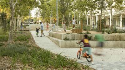 $!Primer Premio en Intervención en Ámbito Urbano: Transformación Rambla Girada en Vilafranca del Penedès, Barcelona.