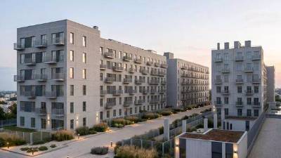 Recreación de los edificios de apartamentos de ACR. / Levante-EMV