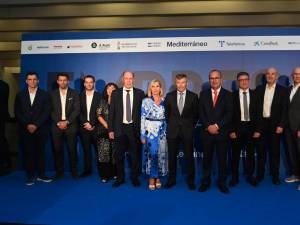 El ‘photocall’ antes de la gala de entrega de los premios Empresa del Año 2025 en el Auditori de Castelló.