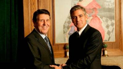 $!Manuel Colonques, junto con el actor George Clooney.