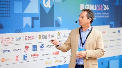 Javier López, durante su participación en Qualicer 2024.