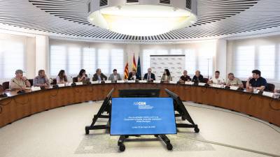 $!Imagen del acto celebrado en la sede de Ascer este lunes en Castelló.