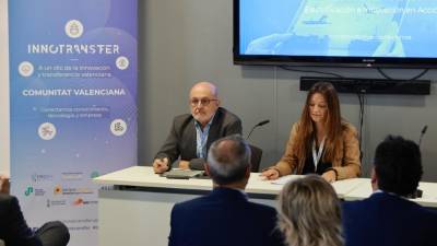 Imagen de la inauguración de la sesión en las instalaciones de Espaitec en Castelló.