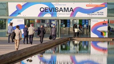 El acceso principal a Cevisama 2025.
