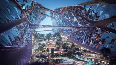 $!Una de las perspectivas de los materiales gráficos ideados para publicitar Neom. / NEOM