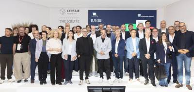 Imagen de la ceremonia de entrega celebrada este miércoles en Cersaie.
