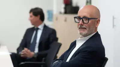 El nuevo presidente de Anffecc, Vicente Bagán, en su primera comparecencia ante los medios.