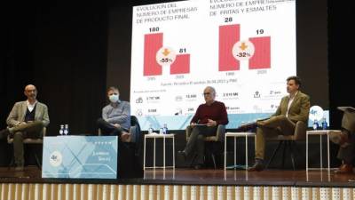 Momento de la mesa de debate que cerró el congreso de la ATC