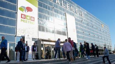 El acceso a Feria Valencia en la pasada edición del certamen de BdB.