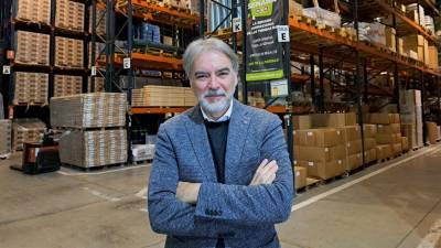 El director general de BdB, José Durá, en las instalaciones de la central en Náquera (Valencia).